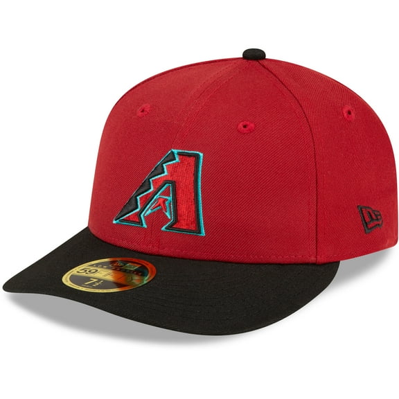 Men's New Era Red/Black Arizona Diamondbacks Home Authentic Collection On-Field Low Profile 59FIFTY Fitted Hat