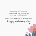 thumbnail image 3 of American Greetings Mother's Day Card for Mom (Blue Floral Pattern), 3 of 3