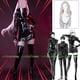 thumbnail image 2 of Jujutsu Gojo Cosplay Kaisen disfraz peluca Satoru Genderswap traje negro Halloween Anime Comic Event Party ropa de lujo para mujer, 2 of 5