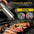 thumbnail image 3 of Electric Salt and Pepper Grinder Set USB Rechargeable Eletric Pepper Mill Shakers Automatic Spice Steel Machine Kitchen Tool, 3 of 6