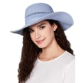thumbnail image 1 of INC International Concepts Women’s Lace-Insert Floppy Hats, Blue, 1 of 3
