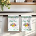 thumbnail image 7 of Spring Easter Kitchen Towels Set of 3, Watercolor Colorful Eggs Floral Botanical Absorbent Dish Towels for Kitchen, Microfiber Hand Towel, Quick Drying Tea Towel for Cleaning Decorative Dishcloths, 7 of 7
