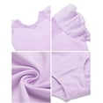 thumbnail image 6 of Oudiya Girls Ruffle Sleeve Ballet Leotards Toddler Mesh Dance Leotard Sparkly Gymnastics Outfits, 6 of 6