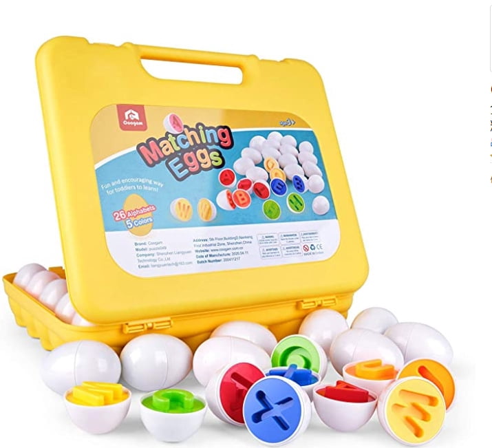 matching eggs toy