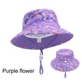 thumbnail image 3 of NIEWTR Outdoor Play Hat For Boys Girls Children Bucket Hat Comfortable Sun Shading Breathable Stylish Dinosaur Cartoon Print, 3 of 4