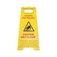thumbnail image 2 of Señalamiento Piso Mojado Oval Letrero Precaución Plegable amarillo, 2 of 4