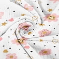thumbnail image 5 of Manta de Maternidad diseño de Rosas y Corazones con Protección de 360° para Amamantar Delantal Privacidad para Recién Nacido, 5 of 5