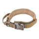 thumbnail image 1 of 2024Collar de perro Collares ajustables de algodón duraderos para cachorros con hebilla de metal para perros Caqui XL, 1 of 5