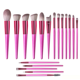 thumbnail image 2 of Juego profesional de 18 brochas de maquillaje en rosa con estuche organizador  

(Set de brochas multifuncionales para base, sombras, cejas y rubor - Cerdas suaves y diseño ergonómico - Ideal para, 2 of 2