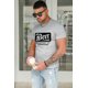 thumbnail image 1 of ABPHQTO Camiseta gris con estampado de cerveza para hombre BREAKFAST OF CHAMPIONS, 1 of 5