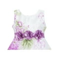 thumbnail image 5 of Girls Dress Tulle Bridal Lace With Flower Detailing Purple 7, 5 of 6