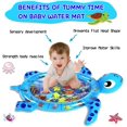 thumbnail image 4 of Colchón de agua Vhermosa juguetes de barriga tortugas marinas inflable 102x84cm Centro de Actividades y Andaderas, 4 of 5