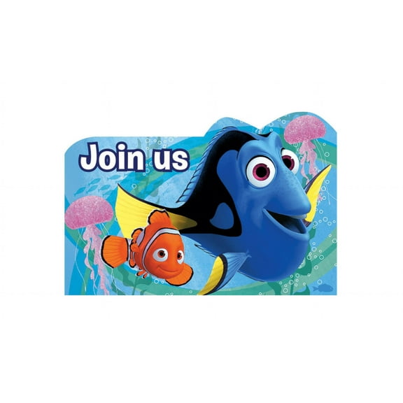 Disney Finding Dory Invitations, 8ct