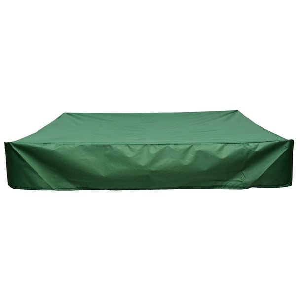 Tela Oxford protectora para arenero, herramienta de jardín, a prueba de polvo, resistente al agua, herramienta de jardín, cubierta de caja de Cubiertas para muebles de jardín verde 120 * 120cm Advancent TO0742-04B