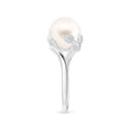 thumbnail image 6 of Angara Freshwater Cultured Pearl Olive Leaf Bypass Ring in 14K White Gold for Women | June Birthstone Jewelry for Her, 6 of 8