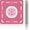Pink, variant on Mahjong Table Mat for American Mahjong, Neoprene Non-Slip Noise Reduction Mat with Printed Rules, 32.4 x 32.4 Inch Blue Table Cover for Poker, Cards & Board Games