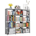 thumbnail image 1 of SOZOMO Estante Organizador Multiusos Libros,12 Cubos Estanter&iacute;a de Almacenamiento,Librero Organizador,Organizadores de Armario,Estanter&iacute;a Modular,para Juguetes,Libros,Ropa,Mueble, 1 of 8