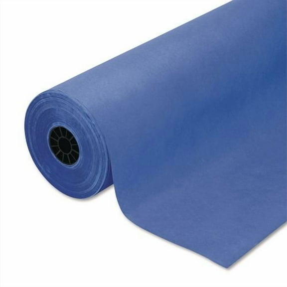 Rainbow Duo-Finish Colored Kraft Paper, 35 lb Wrapping Weight, 36" x 1,000 ft, Royal Blue | Bundle of 2