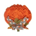 thumbnail image 4 of Corona de calabaza de arpillera estilo rústico, 40 cm, con lazos y bayas, para la puerta principal, Halloween, Acción de Gracias y decoración otoñal, 4 of 6