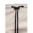 thumbnail image 6 of Homme + Femme Men's Signature Track Jogger Sweatpants (Small, Cream), 6 of 6