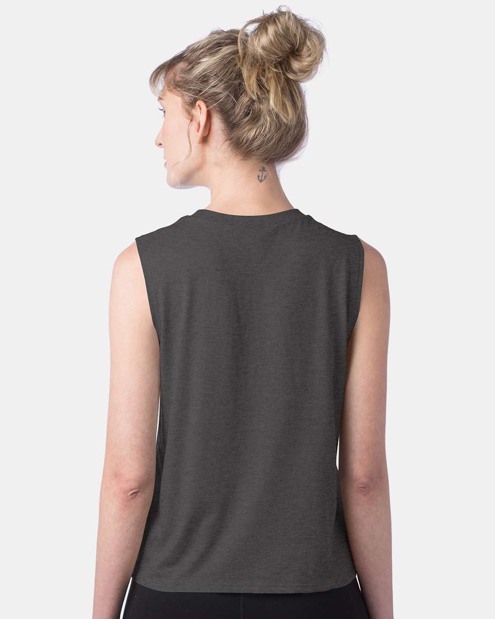 alternative women's cotton jersey go to crop muscle tank