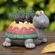 thumbnail image 2 of Maceta de resina con forma de tortuga, decoración de jardín, maceta pequeña para plantas de cactus, 2 of 8