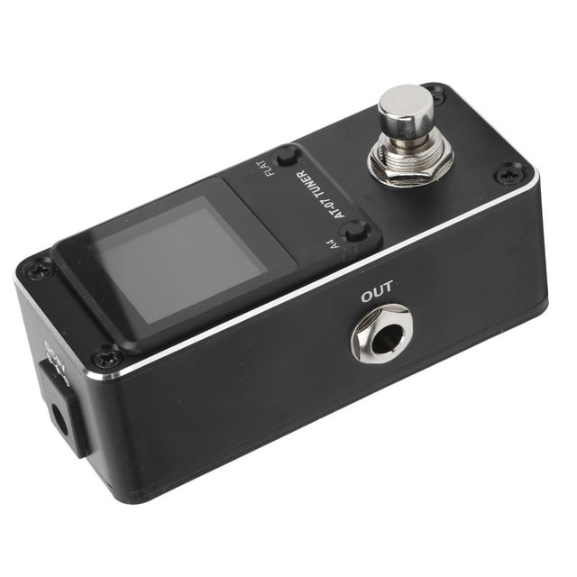 Electric Bass Pedal Tuner, Portable Sturdy Durable Practical Electric Guitar Tuner for Replacement for Professional Use for General Purpose for Guitar