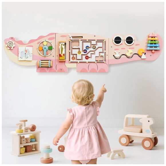 Wall Busy Board Potatomato Montessori para niños pequeños