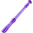 thumbnail image 4 of Lyons Premium 3-Piece Translucent Soprano Recorder Transparent Purple, 4 of 4