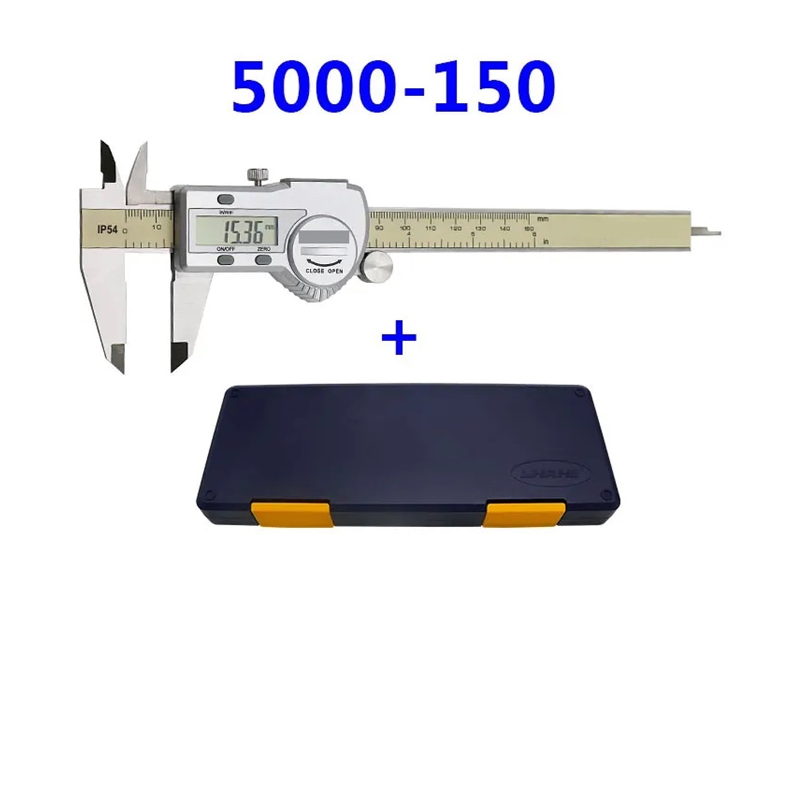 Digital Caliper,Calipers 0-150 mm Vernier Caliper Micrometer Gauge IP54 Digital Vernier Caliper Measuring Tool 0.01 Digital Caliper
