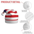 thumbnail image 4 of Haiem America Flags3 Pattern Santa Hat Confortable Velvet Christmas Hat for Christmas Party Favors Fit for Adults Men Women, 4 of 6
