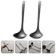 thumbnail image 4 of GOOHOCHY 1 juego de cucharas de acero inoxidable para servir alimentos, cuchara de mango largo con ranuras para servir sopa., 4 of 8