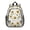 Sunflower and Bucket, variant on Sunflower Cream Pattern Backpack for School, Cute School Bag with Adjustable Shoulder Straps and Padded Back, 15"x11.42"x5.5"