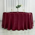 thumbnail image 2 of BalsaCircle 120" Round Satin Tablecloth Burgundy, 2 of 8