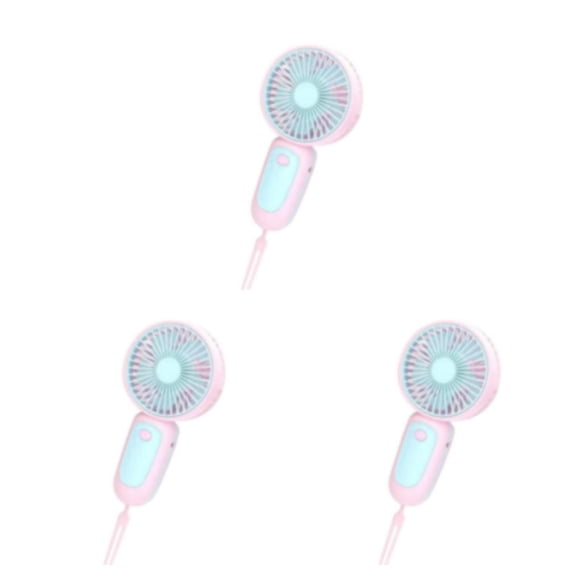 Advancent mini ventilador de mano personal potente usb cuerda colgante de muñeca enfriamiento de bajo ruido interior al aire libre estudiante Type1 NO1