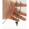 thumbnail image 4 of Collares de acero inoxidable para parejas JAMW Astronomía Astronauta Regalo del día de San Valentín Sencillez, 4 of 5