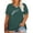 Green#4, variant on XCHQRTI Plus Size Dandelion Shirt Women's Oversized Graphic Tshirts Short Sleeve Loose Tee Tops