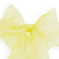 thumbnail image 2 of Lann's Linens - 10 Elegant Organza Wedding/Party Chair Cover Sashes/Bows - Ribbon Tie Back Sash - Yellow, 2 of 3