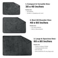 thumbnail image 7 of Catalonia Waterproof Blanket for Bed Couch Sofa, Soft Liquid Pee Proof Pet Blanket for Dog Puppy Cat, Reversible Sherpa Fleece Furniture Protector, 40x60 inches, Grey, 7 of 7