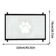 thumbnail image 2 of LAMIRO Dog Gate for Stairs,Pet Gates for the House,Mesh Pet Fence Guard,Magic Gate for Dog and Cat,Portable Safety Gate for Doorways and Stairways,Indoor Safety 43.3X31 in, 2 of 7