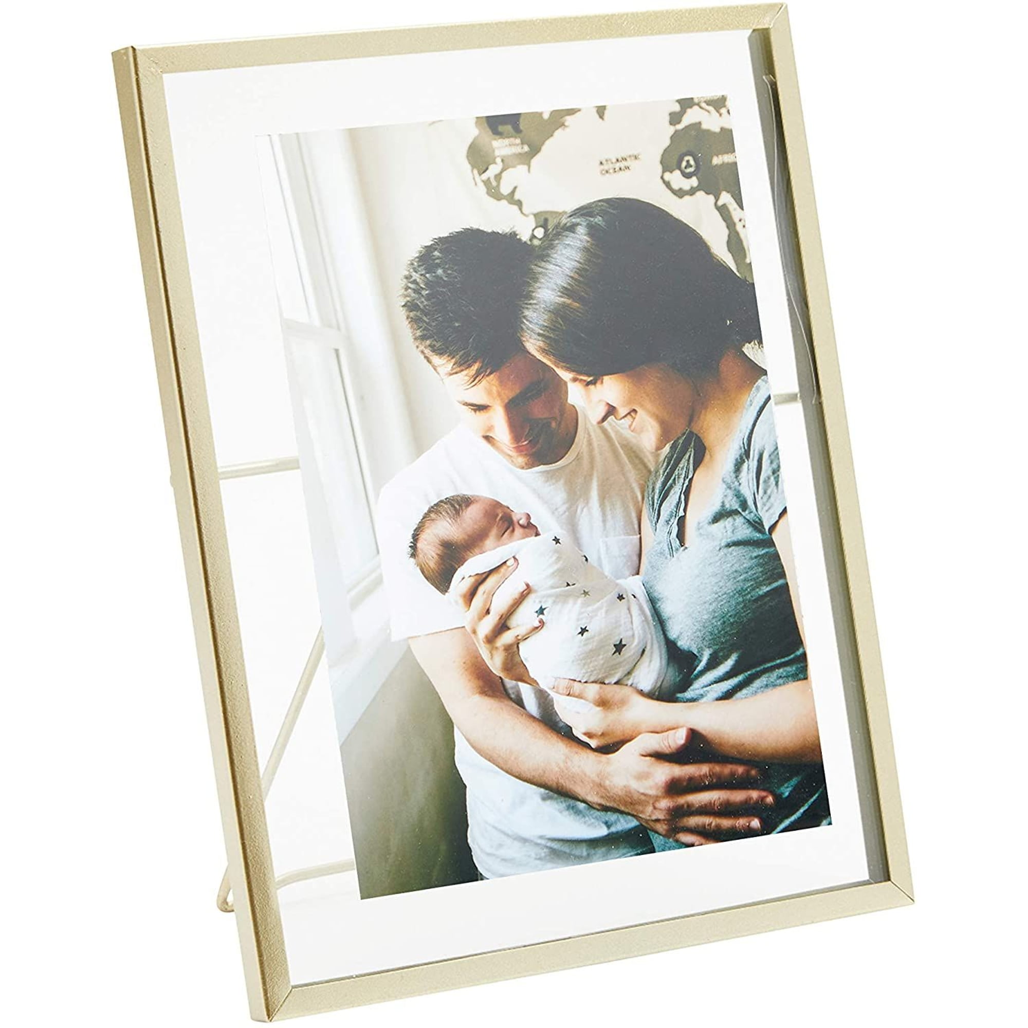 5x7 gold floating frame discount