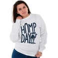 thumbnail image 4 of Hump Day Funny Camel Office Workout Sweatshirt for Men or Women Brisco Brands 2X, 4 of 6
