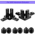 thumbnail image 4 of 4PCS 2020 / 3030 / 4040 Series 3-Way End Corner Bracket with Screws for 6mm/8mm Slot T-Shape Aluminum Extrusion Profile Accessories, 4 of 6
