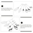 thumbnail image 3 of HAMPPLIES Ensemble de 6 Cuillères de Service en Acier Inoxydable pour Fêtes et Rassemblements des Fêtes, 3 of 8