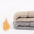 thumbnail image 5 of Cozy Fleece Lined Socks for Women - Thermal Fuzzy Winter Socks with Non-Skid Soles, 5 of 6