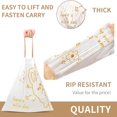thumbnail image 5 of ACDANC 60 PCS 2 Gallon Pink Small Trash Bags- Drawstring,Individual Unscented Small Garbage Bags,White Rabbit Print Trash Can Liners For Bathroom, 5 of 7