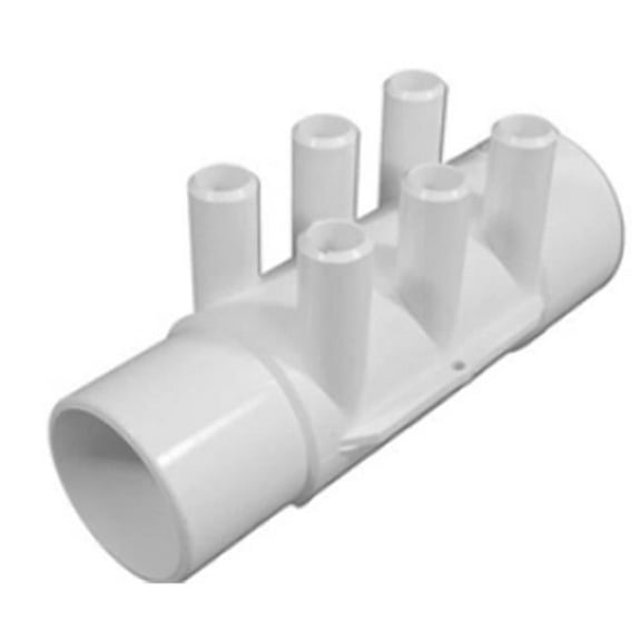 Waterway Plastics 672-4940 2 x 2 x 0.75 in. SB Ports PVC Manifold