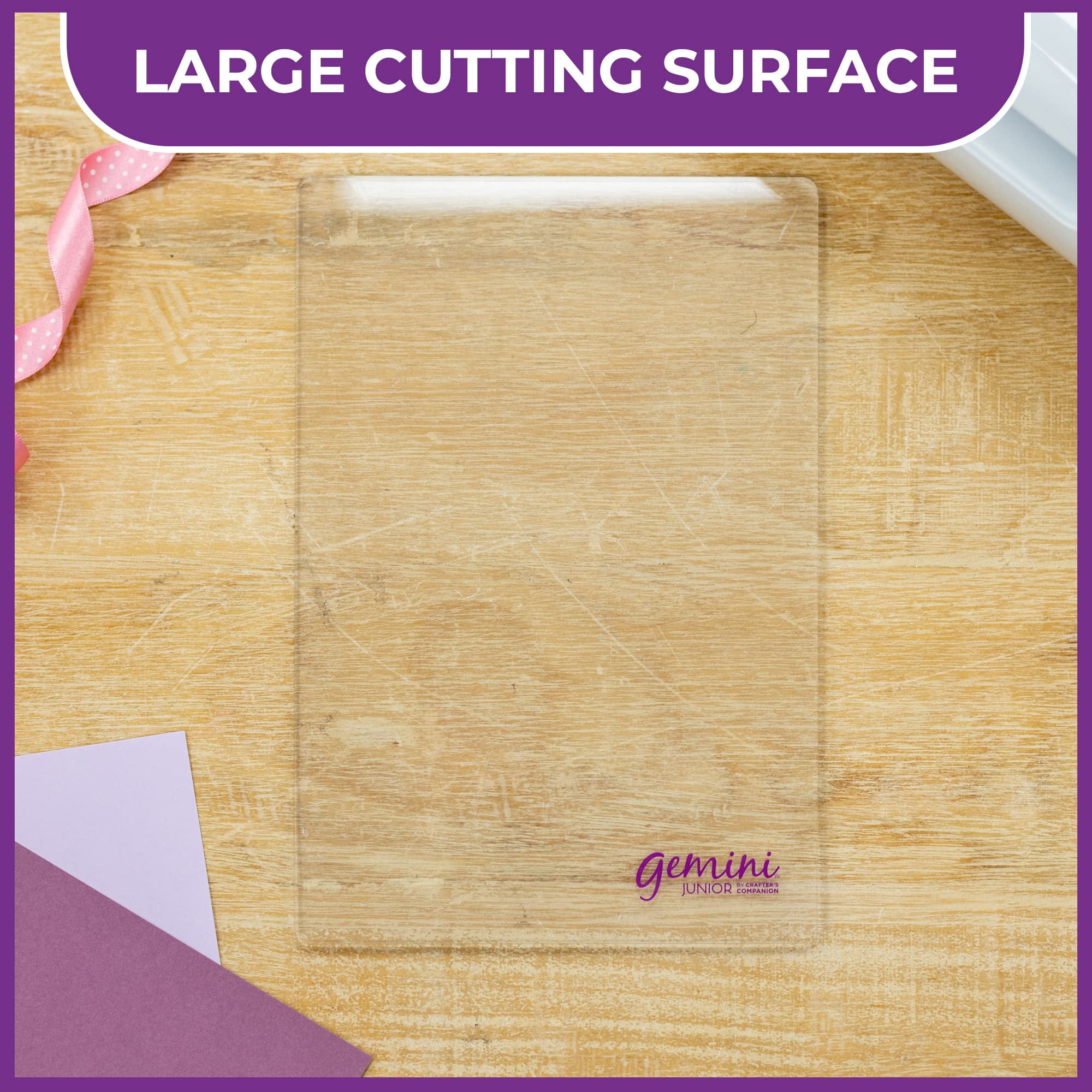 Crafters Companion Gemini Jr Plaque de coupe transparente.  6"x 8.9"