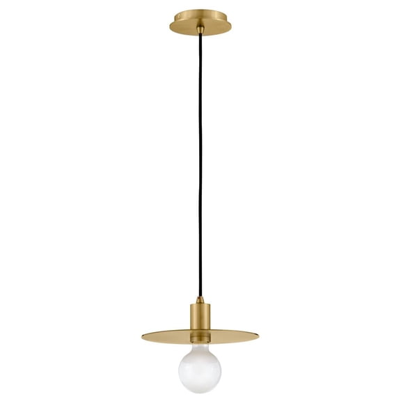 83887LCB Lark Lulu - 14W 1 LED Small Convertible Pendant In Modern Style-4 Inches Tall and 10 Inches Wide