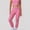 Pink, variant on PISONIC 2 Piece Workout Sets for Women Color Block Strappy Sports Bra High Waist Leggings Gym Yoga Pilates Outfits